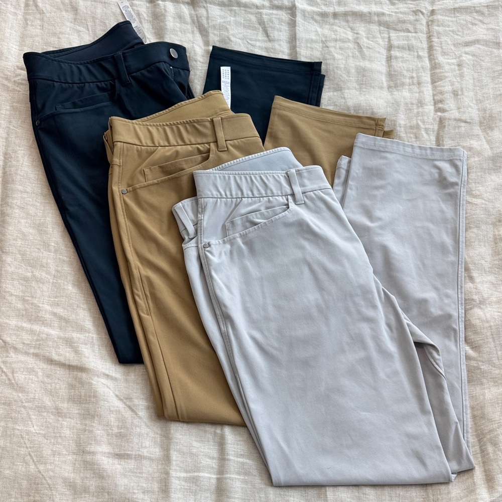 CRZ YOGA Men's Dress Pants - 3 pairs!!!